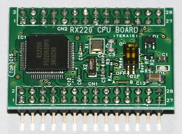 RX220マイコンボードの写真