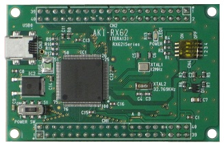 RX621マイコンボードの写真