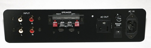 部品を実装したリヤパネル